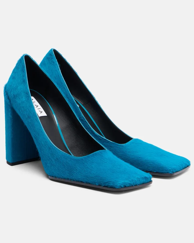 Alaïa Alaïa Pumps aus Kalbshaar Blau
