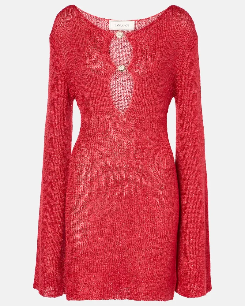 BANANHOT Minikleid Casey Rot