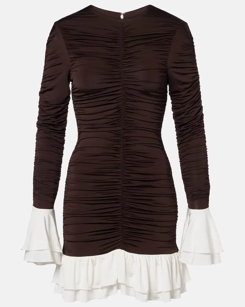 ROTATE Birger Christensen Minikleid Braun