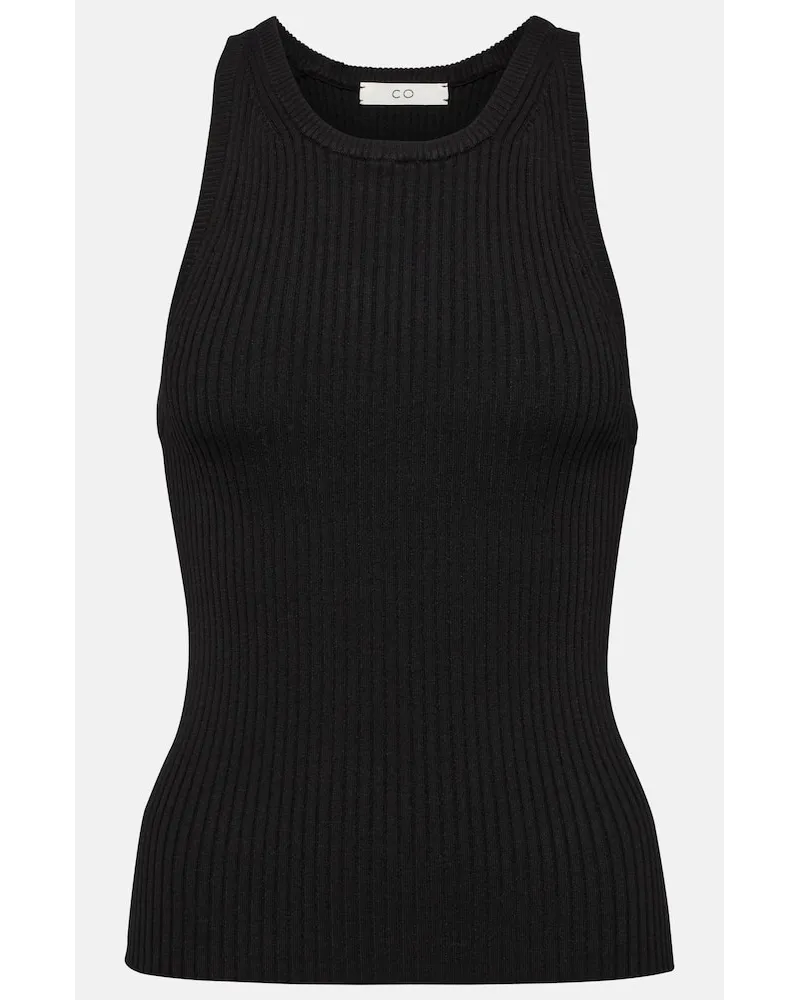 Co Top aus Jersey Schwarz
