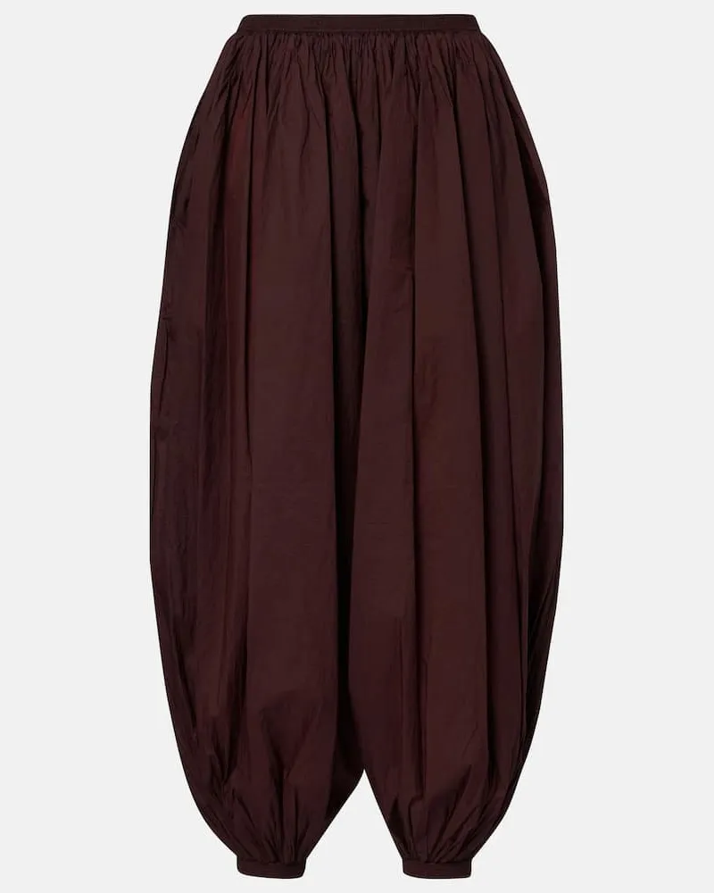 Alaïa Alaïa Hose Burgunderrot