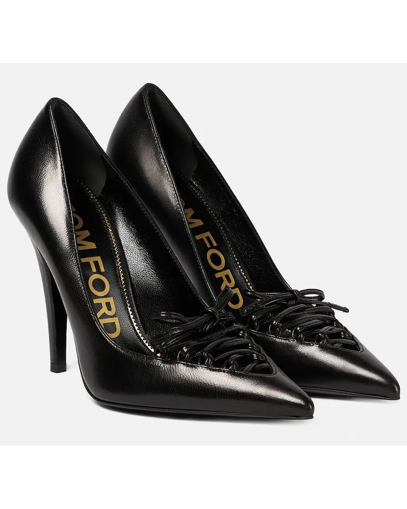 Tom Ford Pumps Corset 105 aus Leder Schwarz