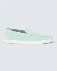 Christian Louboutin Slip-Ons Varsiboat aus Leder Blau