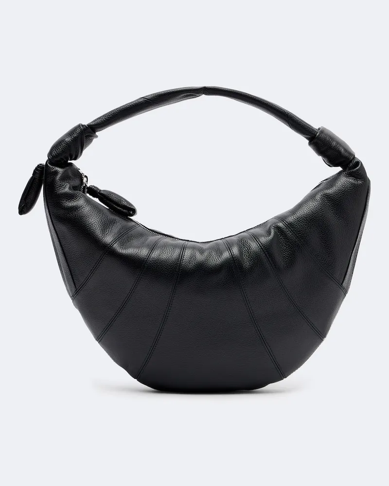 Christophe Lemaire Schultertasche Fortune Croissant Medium Schwarz