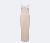 Slip-Kleid aus Spitze mit Pailletten