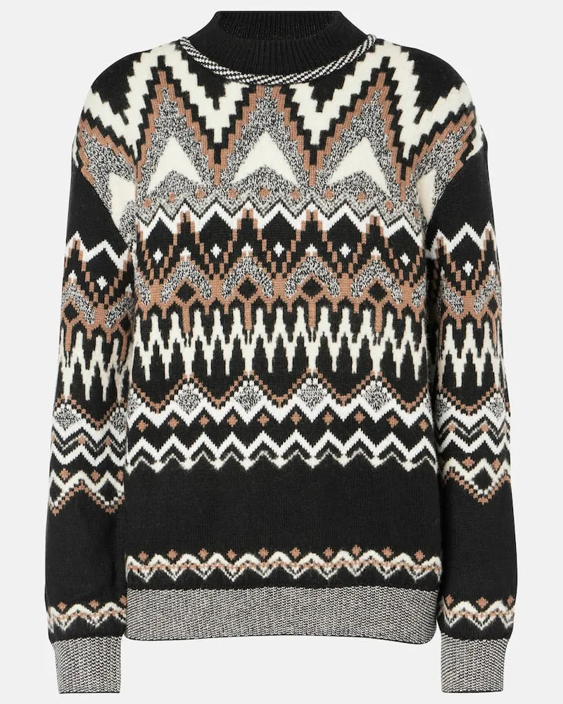 Bogner Skipullover Avena aus Jacquard Multicolor