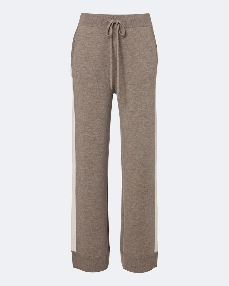 FUSALP Sweatpants Nymira aus einem Wollgemisch Beige
