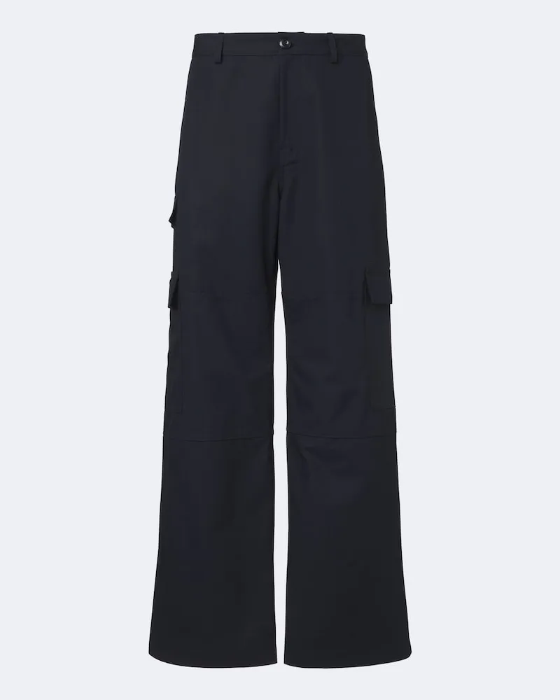 Balenciaga Cargohose aus Baumwolle Schwarz