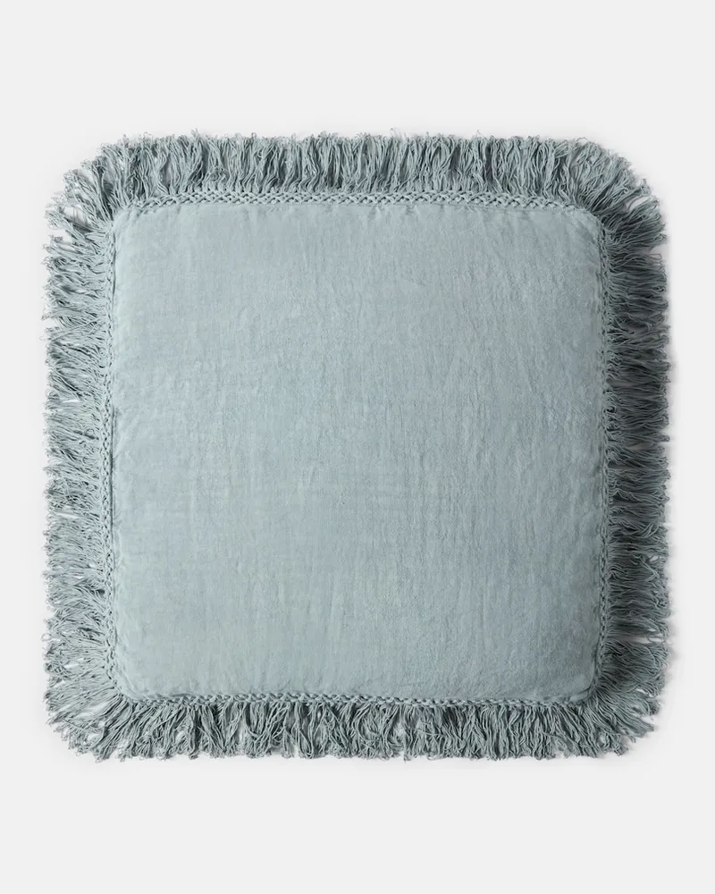 Once Milano Kissen aus Leinen Grün