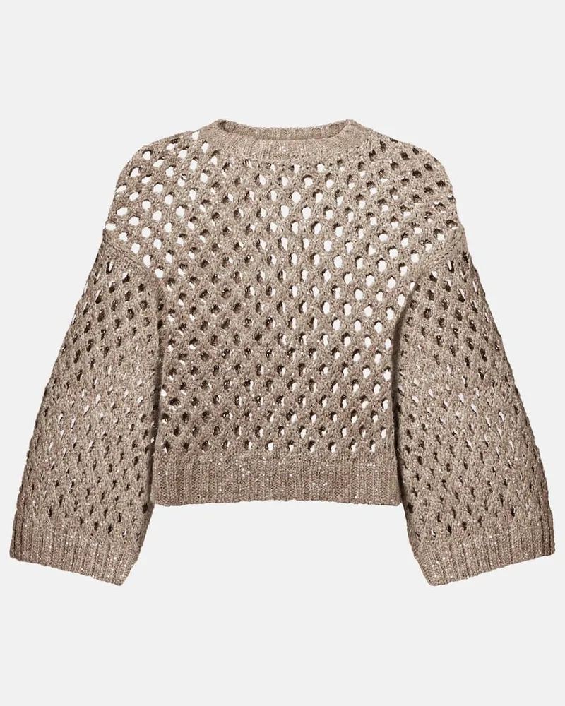 Brunello Cucinelli Pullover Braun