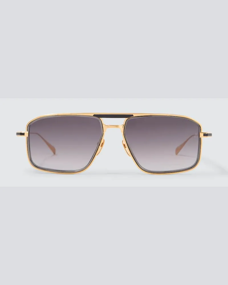 Jacques Marie Mage Aviator-Sonnenbrille Earl Gold