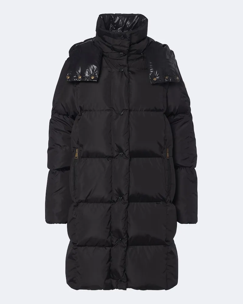 Moncler Daunenmantel Litte Schwarz