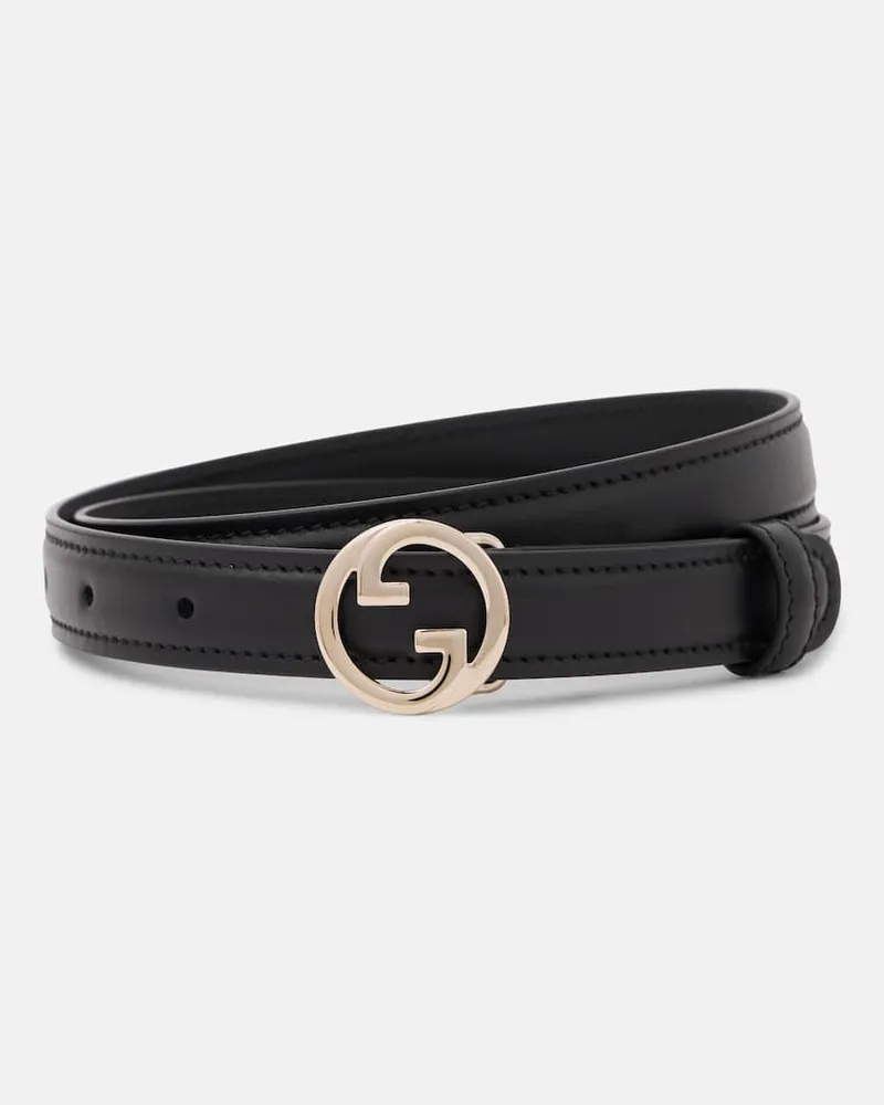 Gucci Gürtel Gucci Blondie aus Leder Schwarz