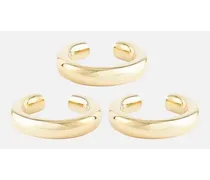 Set aus drei Ear Cuffs, 10kt vergoldet