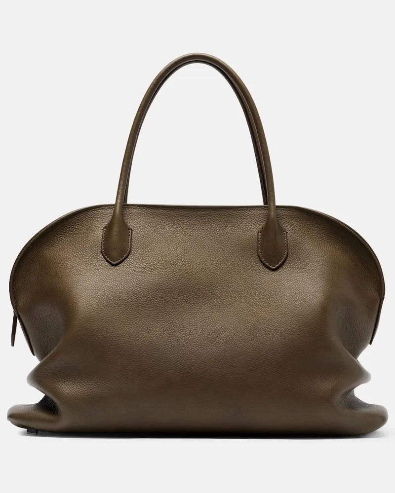 The Row Tote Bag Agnes 15 aus Leder Grün