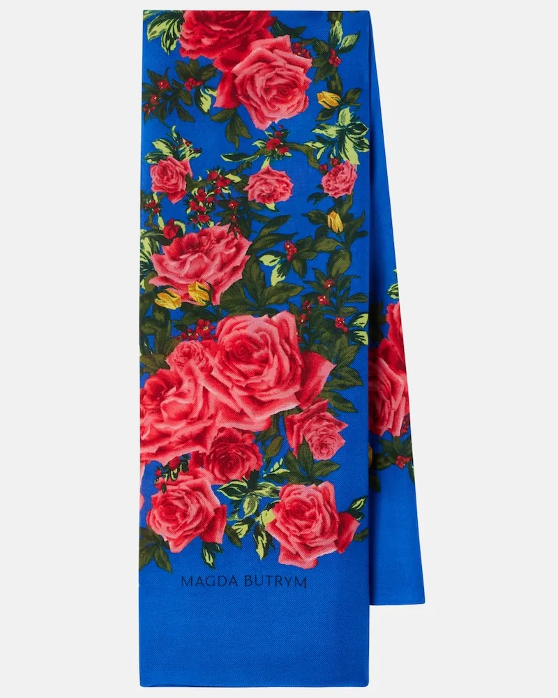 Magda Butrym Schal aus Wolle Multicolor
