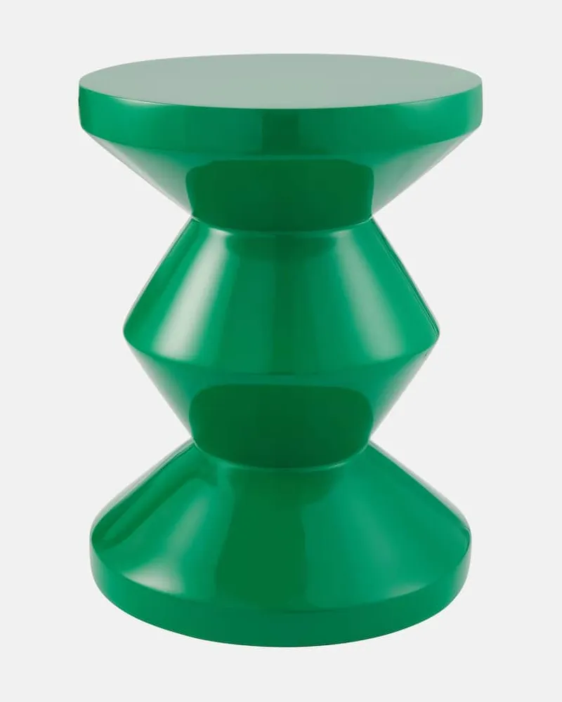 POLSPOTTEN Hocker Zig Zag Grün