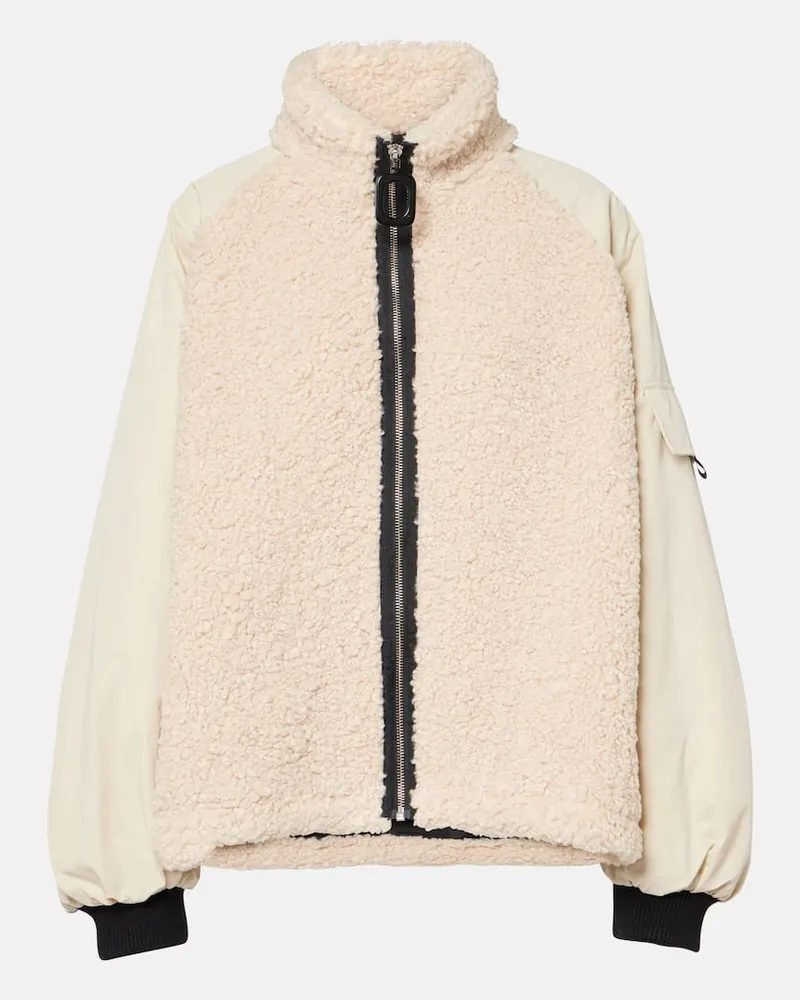 J.W.Anderson Jacke aus Fleece Beige