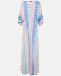 Missoni Kaftan aus Haekelstrick Multicolor