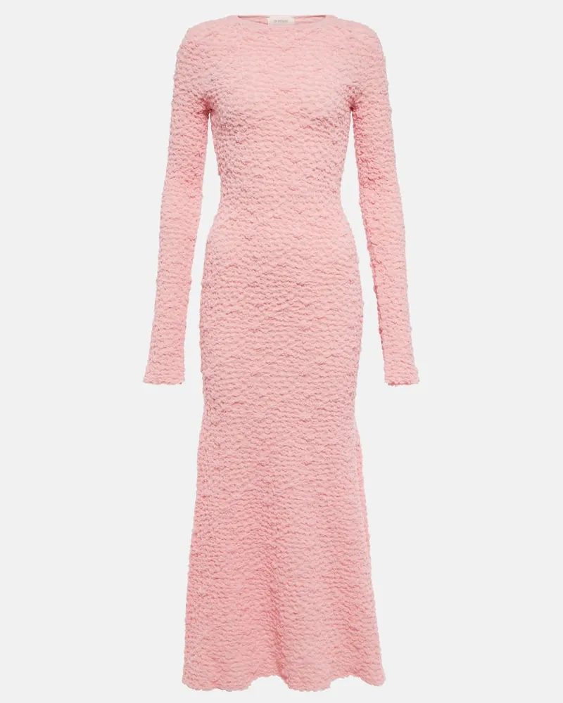 SPORTMAX Maxikleid Rea aus einem Baumwollgemisch Pink