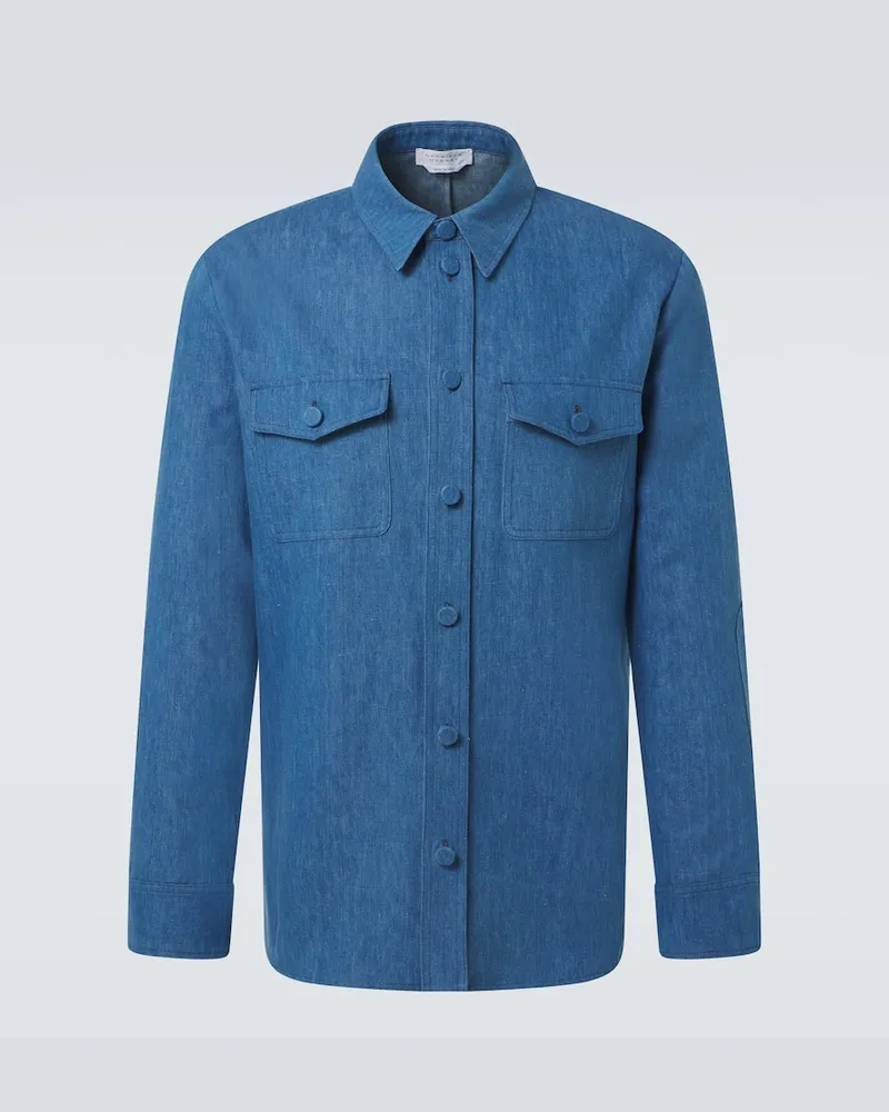 Gabriela Hearst Hemdjacke aus Denim Blau