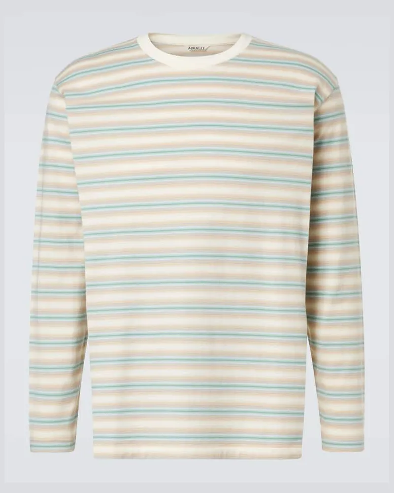 AURALEE Longsleeve aus Baumwoll-Jersey Multicolor
