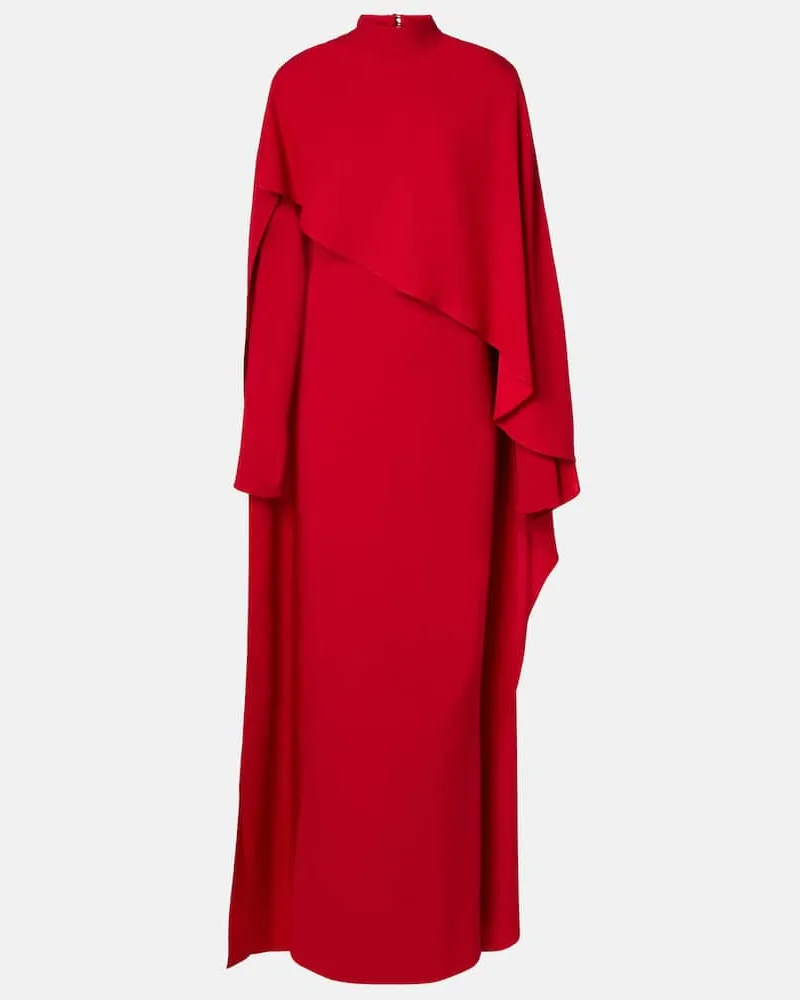 Taller Marmo Robe Carrington aus Crêpe-Cady Rot