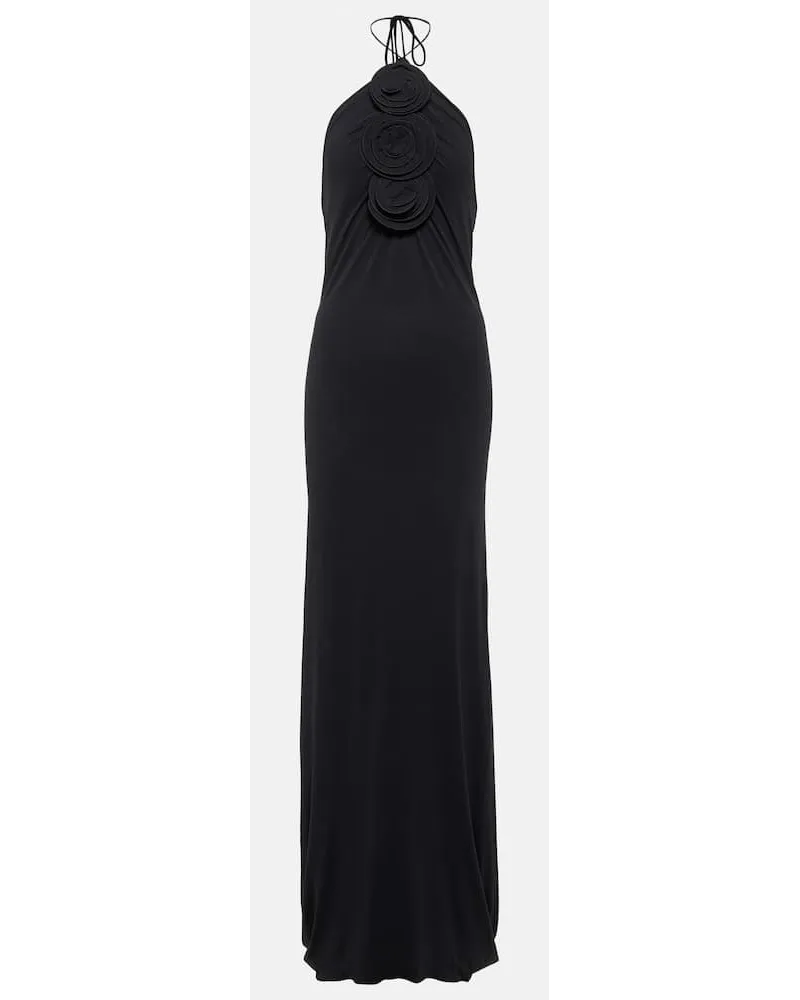 Magda Butrym Robe aus Jersey Schwarz