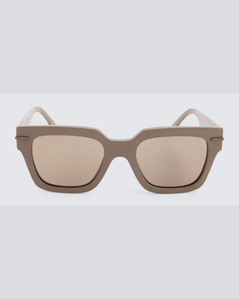 Fendi Eckige Sonnenbrille Braun