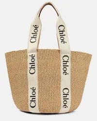 Chloé Chloe Tote Woody Large Nude