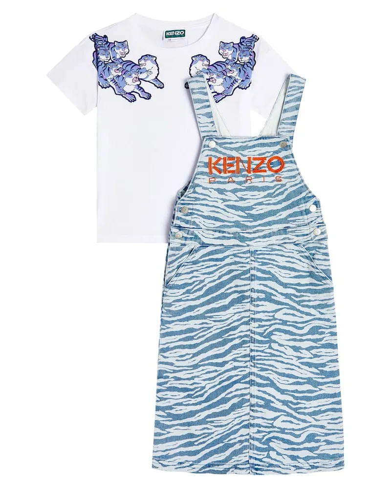 Kenzo Set aus T-Shirt und Kleid Multicolor