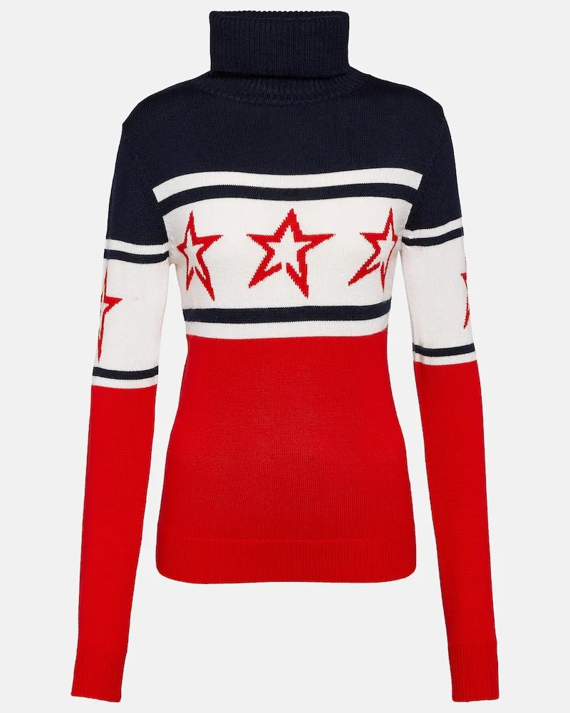 Perfect Moment Skipullover Chopper aus Wolle Multicolor