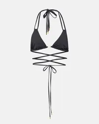 Loewe Paula's Ibiza Bikini-Oberteil Anagram Schwarz