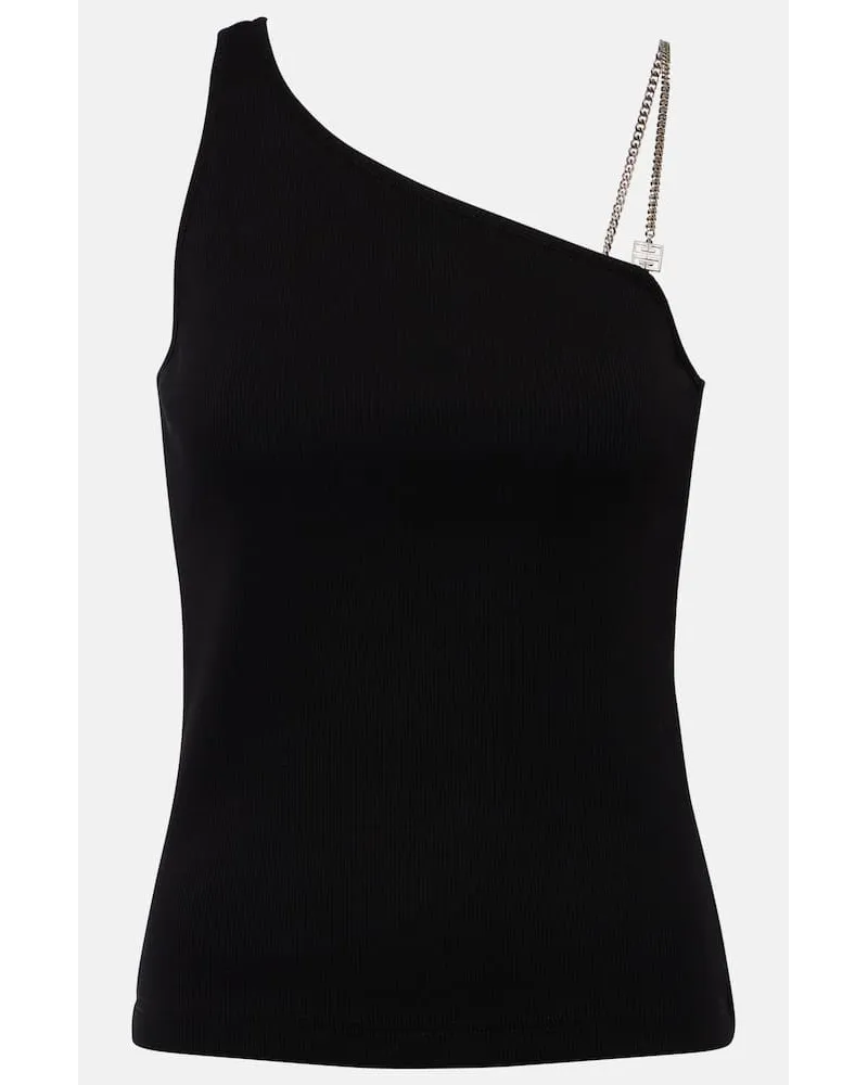 Givenchy Top aus Baumwoll-Jersey Schwarz