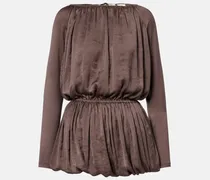 Minikleid aus Taft