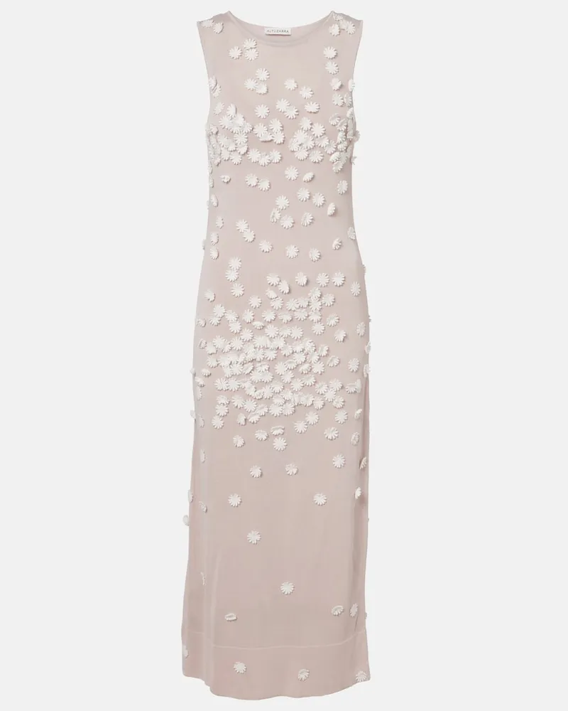 Altuzarra Midikleid Nelly Rosa