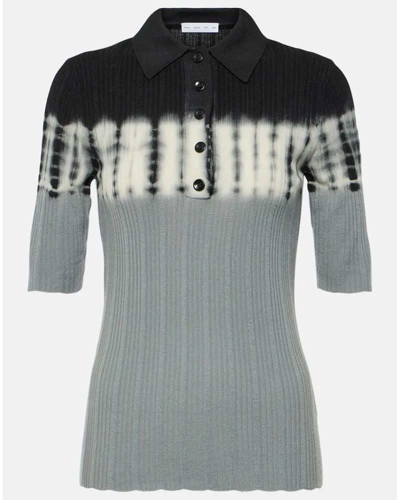 Proenza Schouler White Label Polohemd Louisa aus Wolle Multicolor