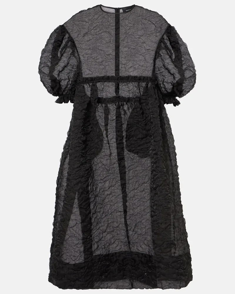 Simone Rocha Midikleid Schwarz