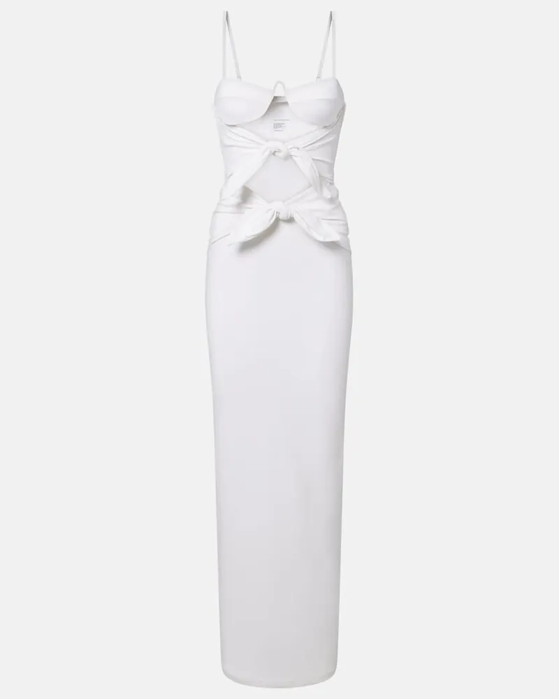 Christopher Esber Maxikleid Porto Weiß