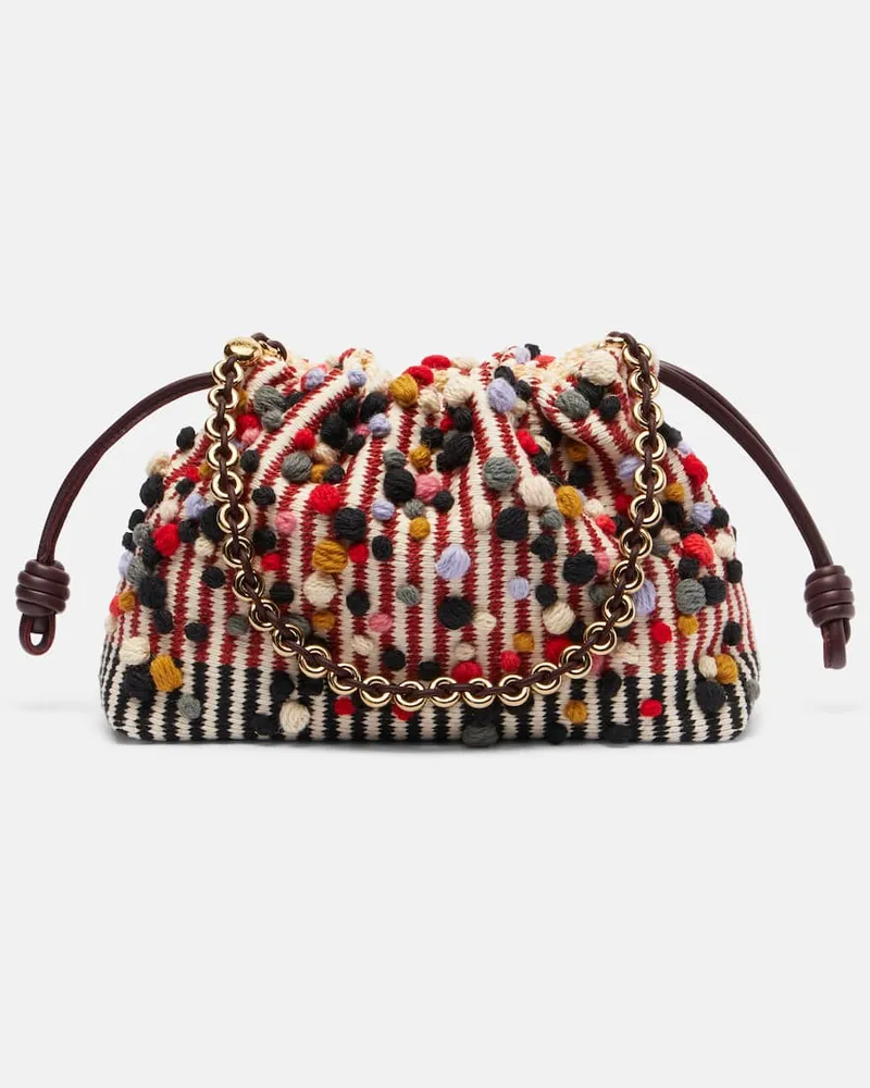 Loewe Clutch Flamenco Medium Beige