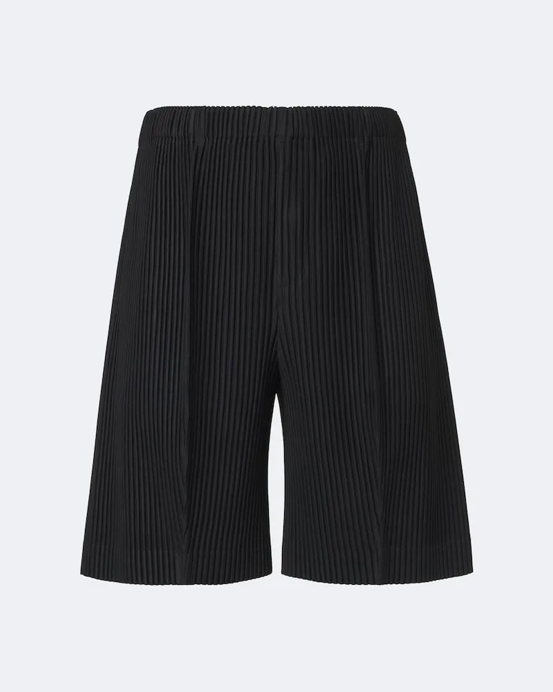Issey Miyake Homme Plissé Issey Miyake Bermuda-Shorts Tailored Pleats 2 Schwarz