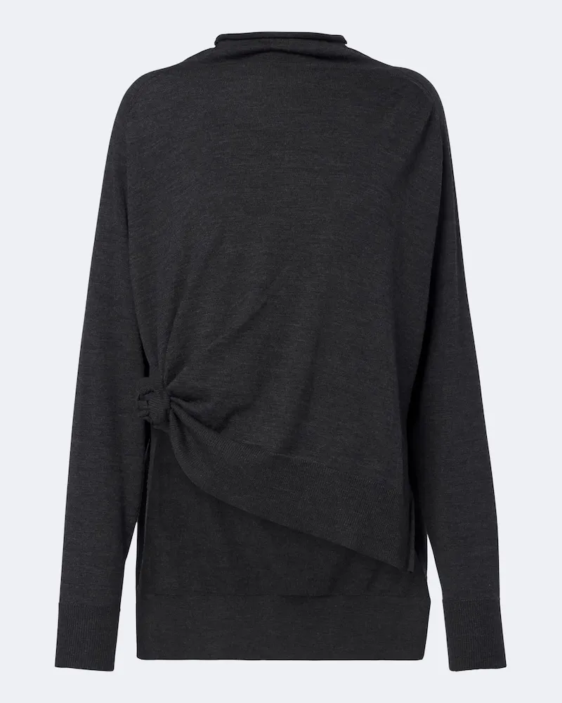 Magda Butrym Pullover aus Wolle Grau