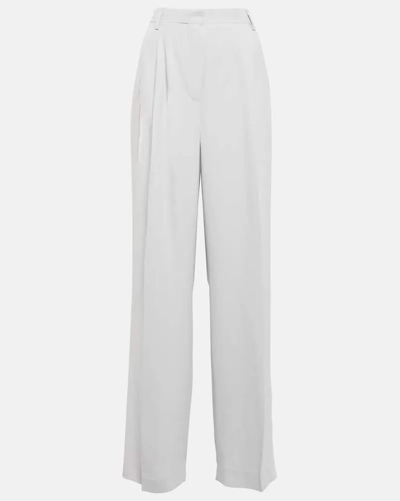 Dries van Noten Weite Hose Grau