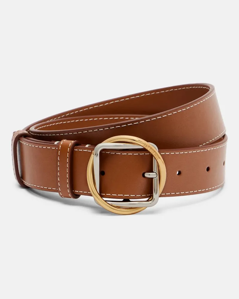 Jacquemus Gürtel Salon aus Leder Braun
