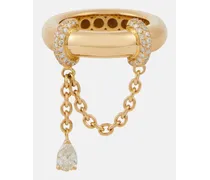 Ring Elysabeth aus 18kt Gelbgold mit Diamanten