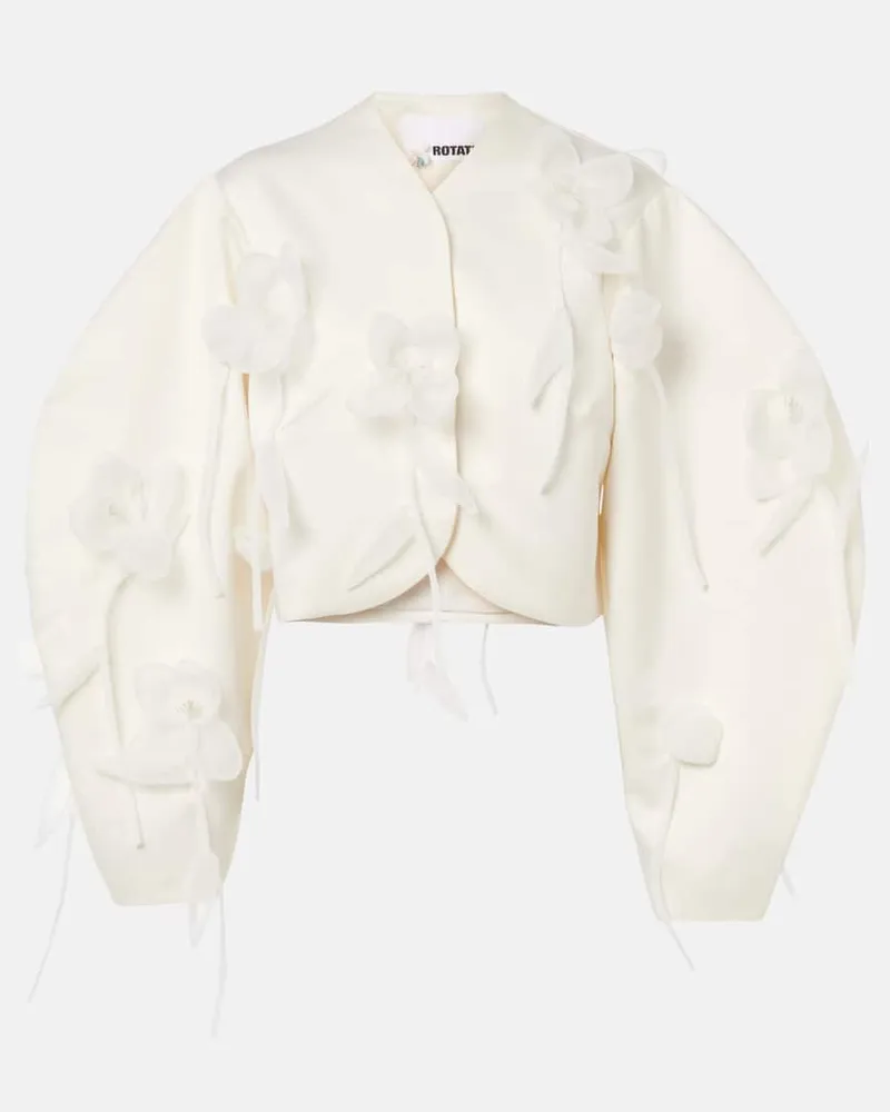 ROTATE Birger Christensen Bridal Jacke Weiß