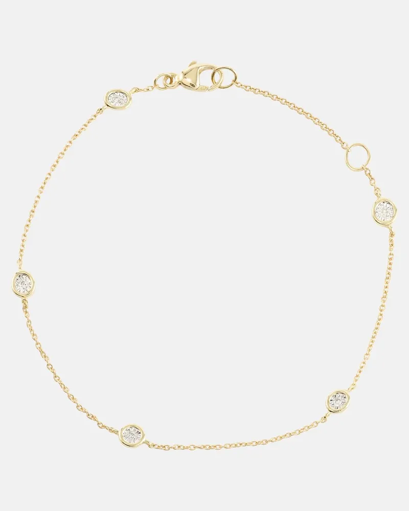 Stone & Strand Armband Diamonds By The Dozen aus 10kt Gelbgold mit Diamanten Gold