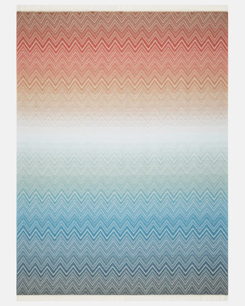 Missoni Plaid Ciro aus Wolle Multicolor