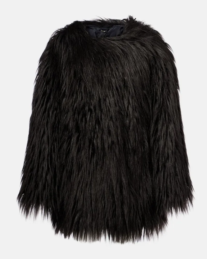 GOLDBERGH Jacke Elia aus Faux Fur Schwarz