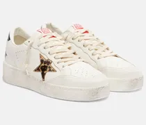 Plateau-Sneakers Ball Star aus Leder